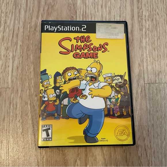 The Simpsons Game PS2 PlayStation 2 EA Teen